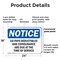 Signmission Co-Pays Deductibles And Coinsurance Are, 24 in W x Rectangle, Plastic OS-2PACK-NS-P-1824-L-10835 - alternate 3